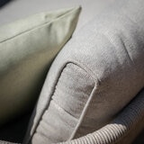 Maze Monaco 3 Piece Deep Seating Corner Patio Set in Cool Linen