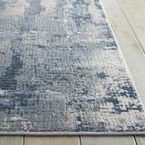 Rustic Textures Faded Blue Rug in 3 Sizes