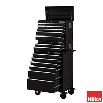 Hilka HD Pro+ 17-Drawer Combination Tool Chest Trolley