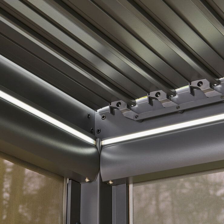 Built in adjustable LED light system (Cool white setting)