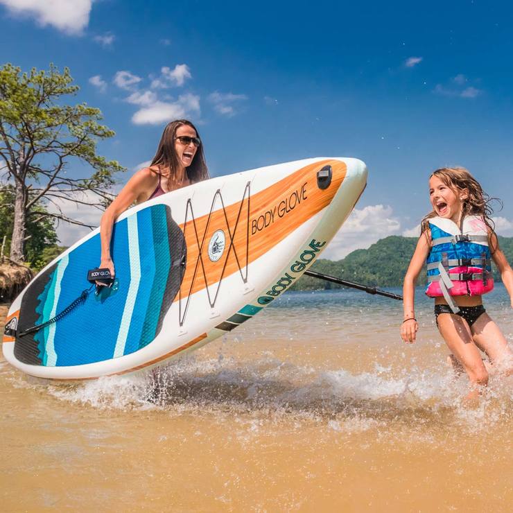 Body Glove Performer 11ft Inflatable Paddle Board with Pump, Backpack