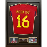 Rodri signed Spain shirt