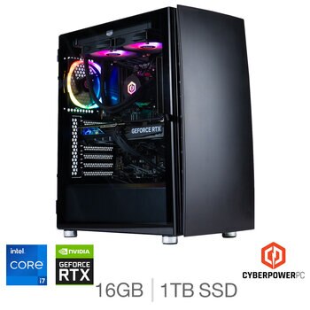 Cyberpower Blaze Gaming PC - Ryzen 5 4500, RTX 3060, 16GB RAM, 1TB