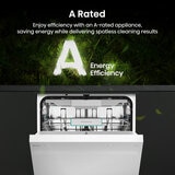 Hisense HS673A90WUK, 16 Place Settings Dishwasher, A Rated in White