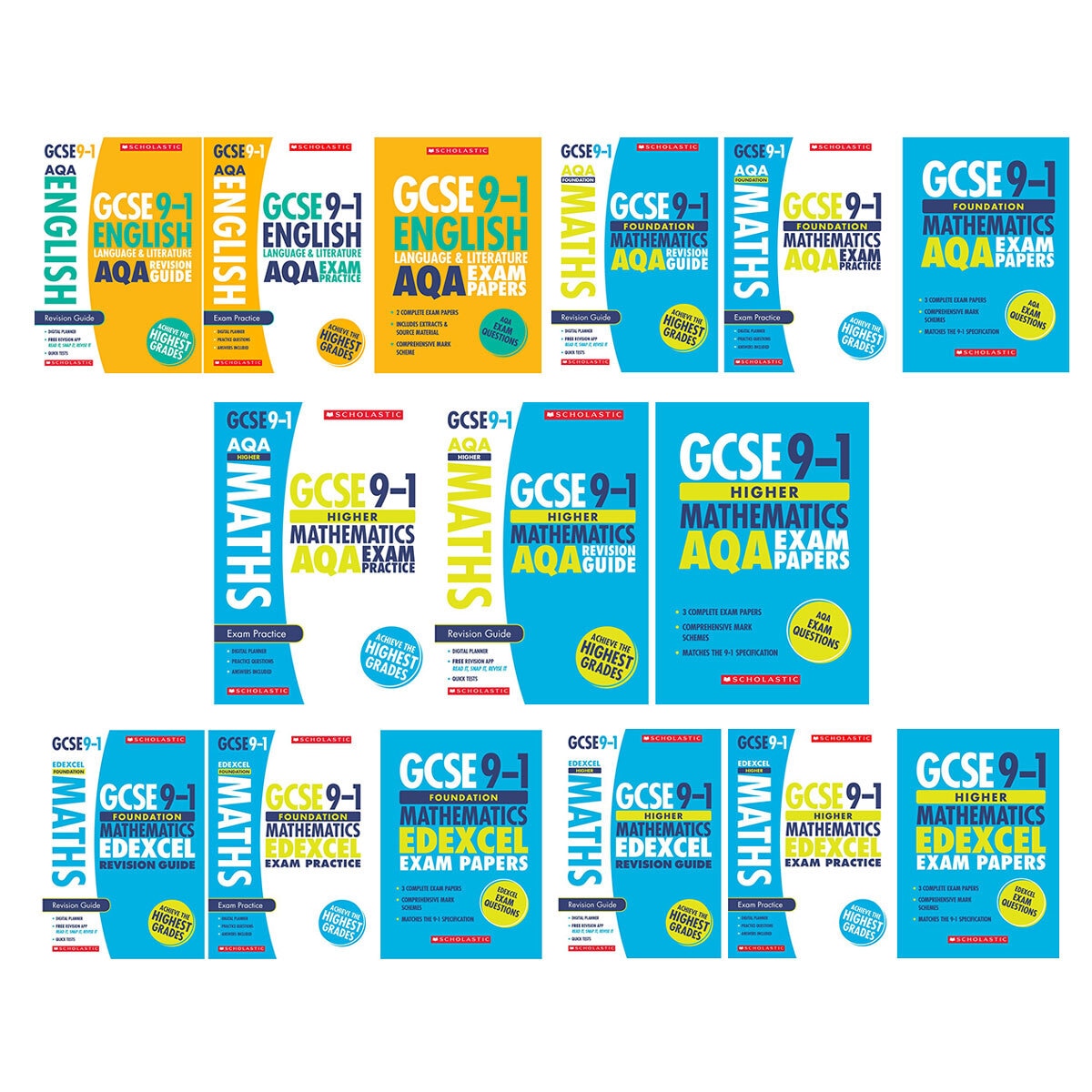 GCSE Grades 9-1: Maths Higher Revision Guide for AQA answers - Scholastic  Shop