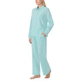 DKNY Ladies Cotton Blend Pyjama Set in Mint