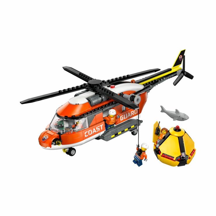 LEGO City Coast Guard with Helicopter - Model 60503 (7+ Years)