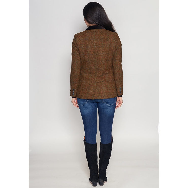 Harris Tweed Women's Blazer in Brown Costco UK