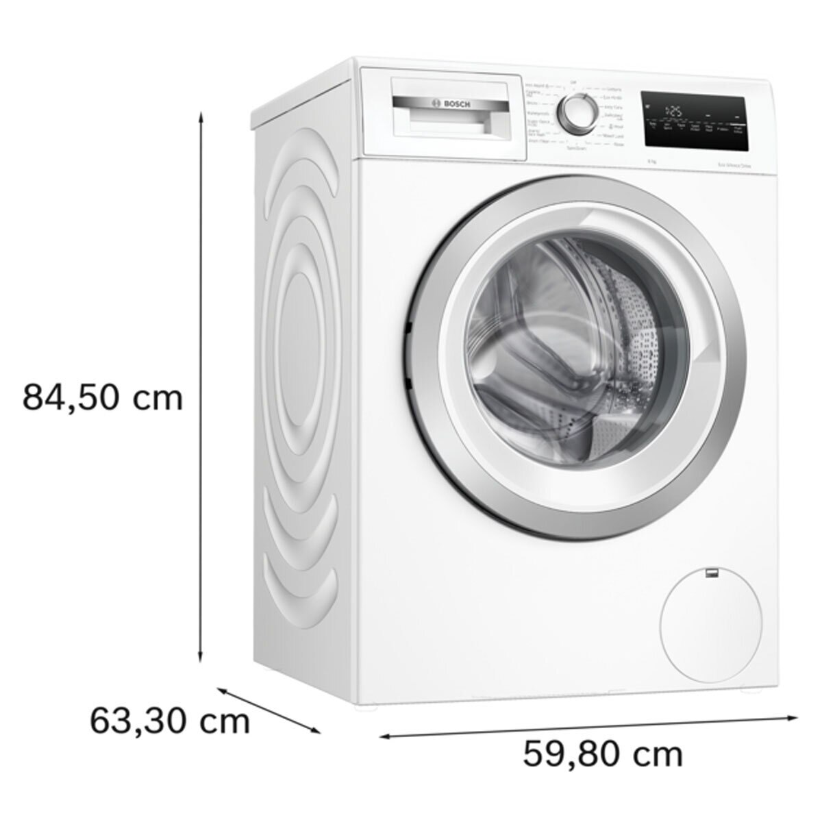 Bosch Series 4 WAN28258GB 8kg, 1400rpm Washing Machine, A Rated in White