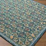 Livabliss Fairfax Blue Wool Rug, in 2 Sizes Livabliss Fairfax Blue Wool Rug, in 2 Sizes