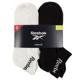 Reebok Ladies Low Cut Sock 10 Pack in Black/White Reebok Ladies Low Cut Sock 10 Pack in Black/White