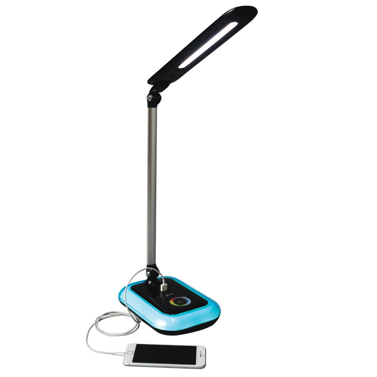 OttLite Wellness Glow Desk Lamp in Black