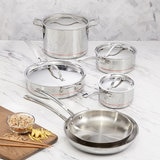 Kirkland Signature Stainless Steel 10 Piece Cookware Set