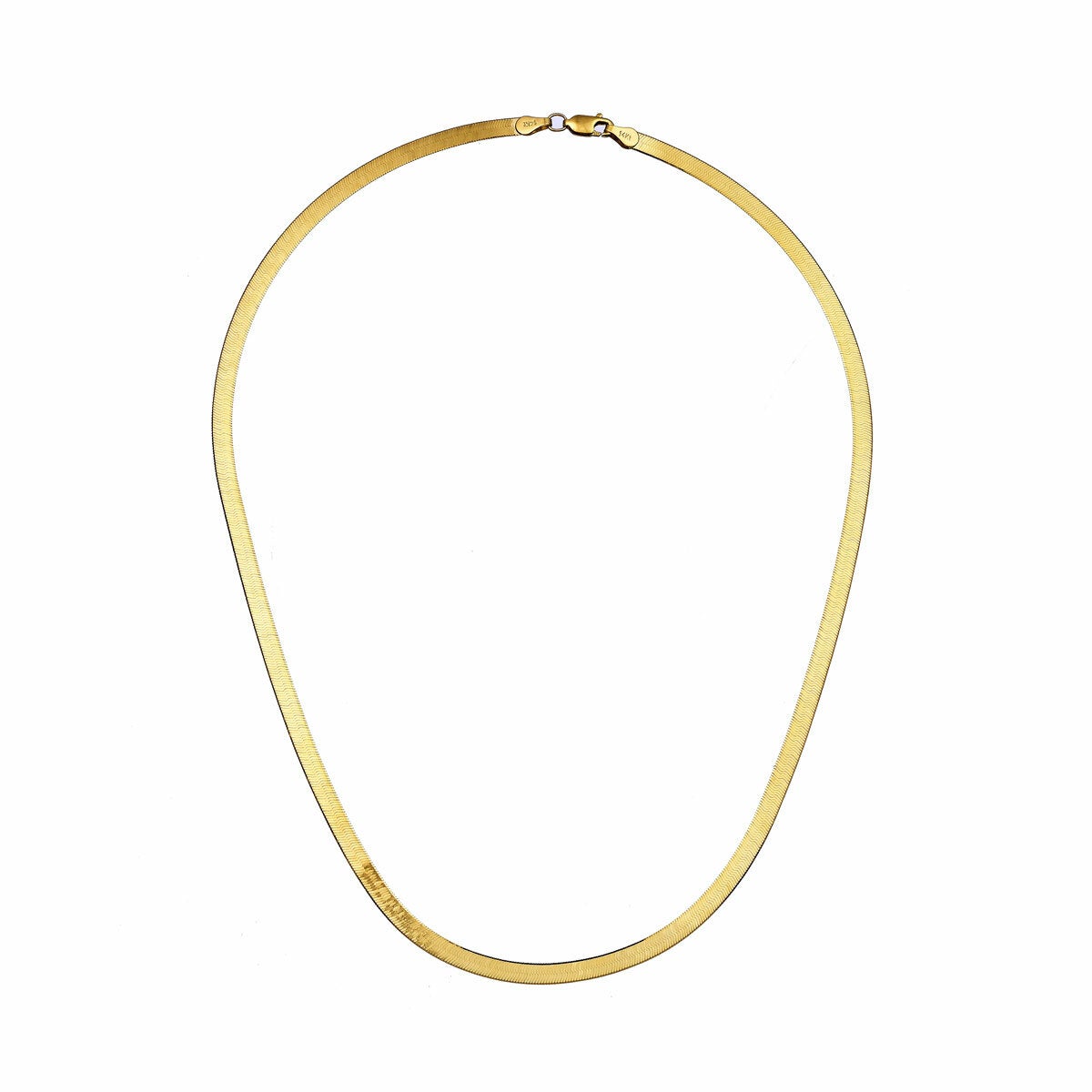 14ct Yellow Gold Herringbone Necklace 14ct Yellow Gold Herringbone Necklace