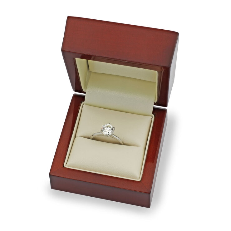 1.50ct Round Brilliant Cut Diamond Solitaire Ring, Platinum