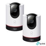 TP-Link Tapo C225 2K 4MP Pan/Tilt AI Home Security Wi-Fi Camera - 2 Pack