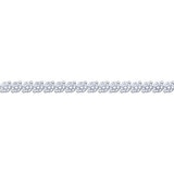 6.00ctw Round Brilliant Cut Diamond Tennis Bracelet, 18ct White Gold