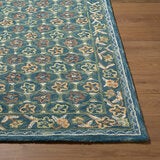 Livabliss Fairfax Blue Wool Rug, in 2 Sizes Livabliss Fairfax Blue Wool Rug, in 2 Sizes