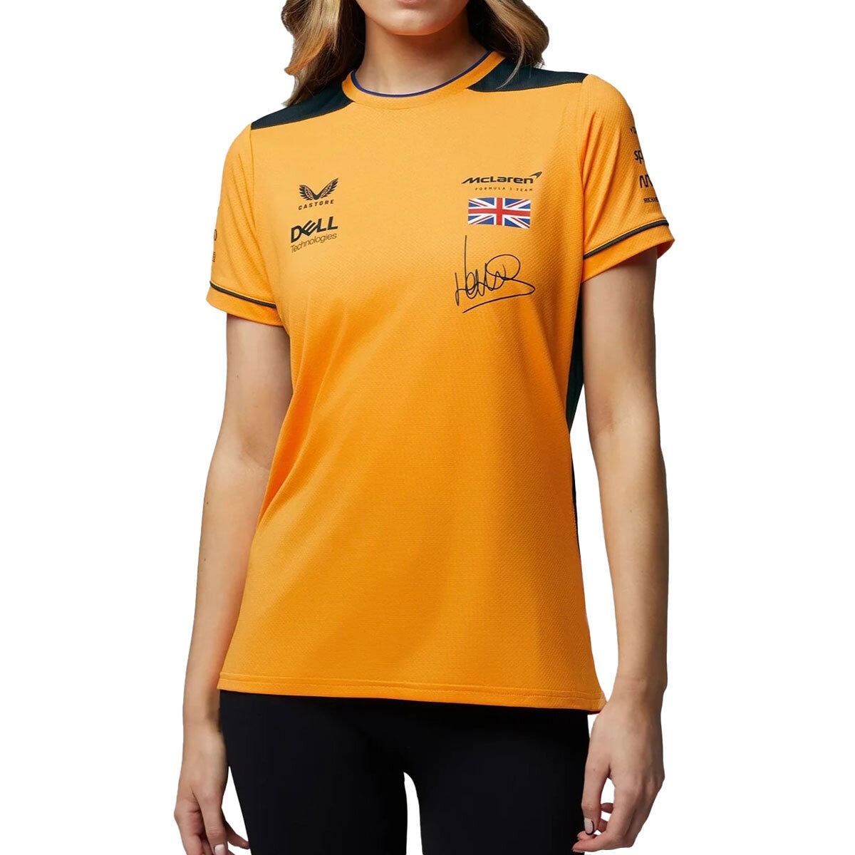 McLaren F1 Women's Replica Driver Lando Norris T-Shirt in Orange