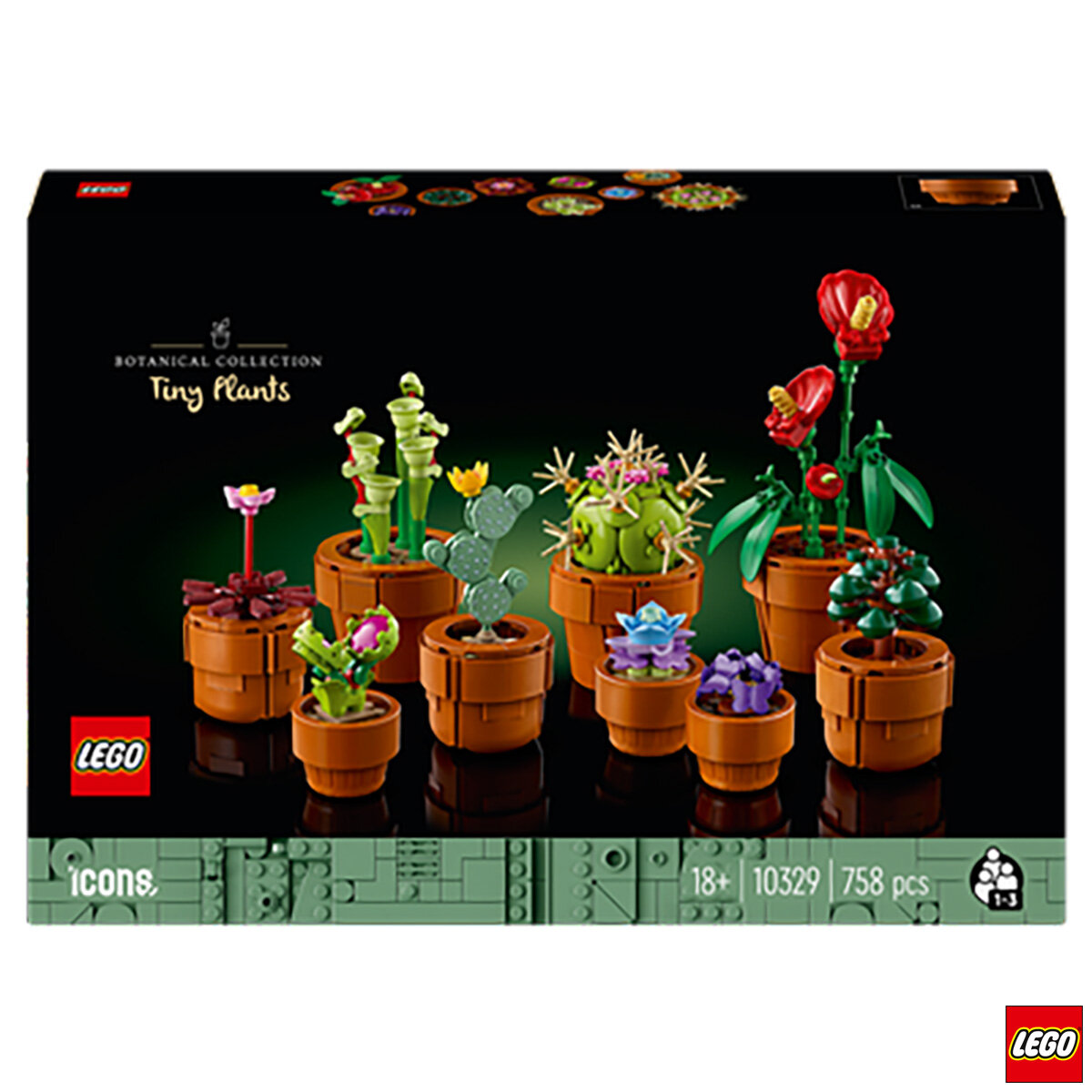 LEGO Icons Tiny Plants Box Image