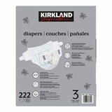 image of kirland signature size 3 nappies box