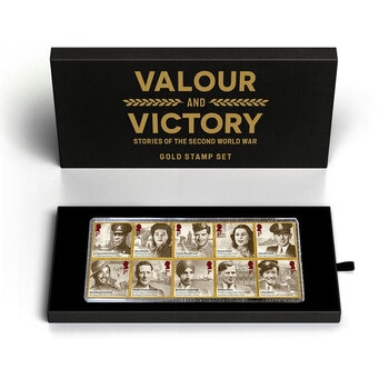 Stories of WWII Gold Stamp Set from Royal Mail®