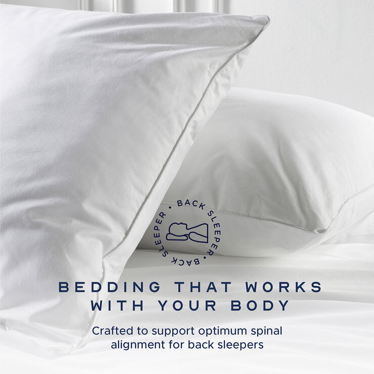 Snuggledown Clusterdown Synthetic Pillows, 4 Pack