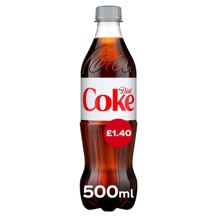 Diet Coke PMP £1.40, 12 x 500ml