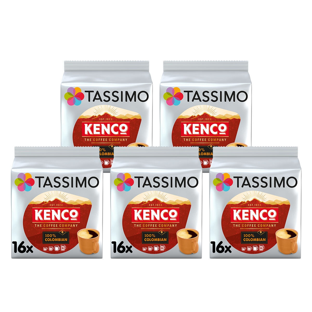 Tassimo Kenco Pure Colombian Coffee - 136g