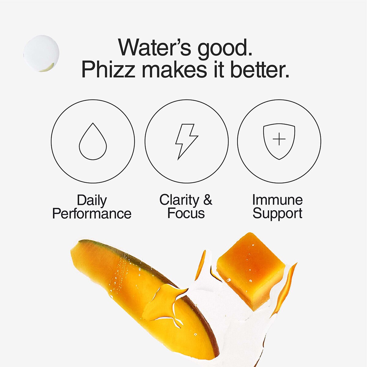 Phizz Mango Electrolytes, 3 x 20 Tablets