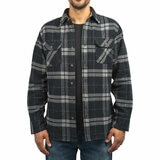 Jachs Mens Flannel Shirt & Thermal 2 Pack in Black Jachs Mens Flannel Shirt & Thermal 2 Pack in Black