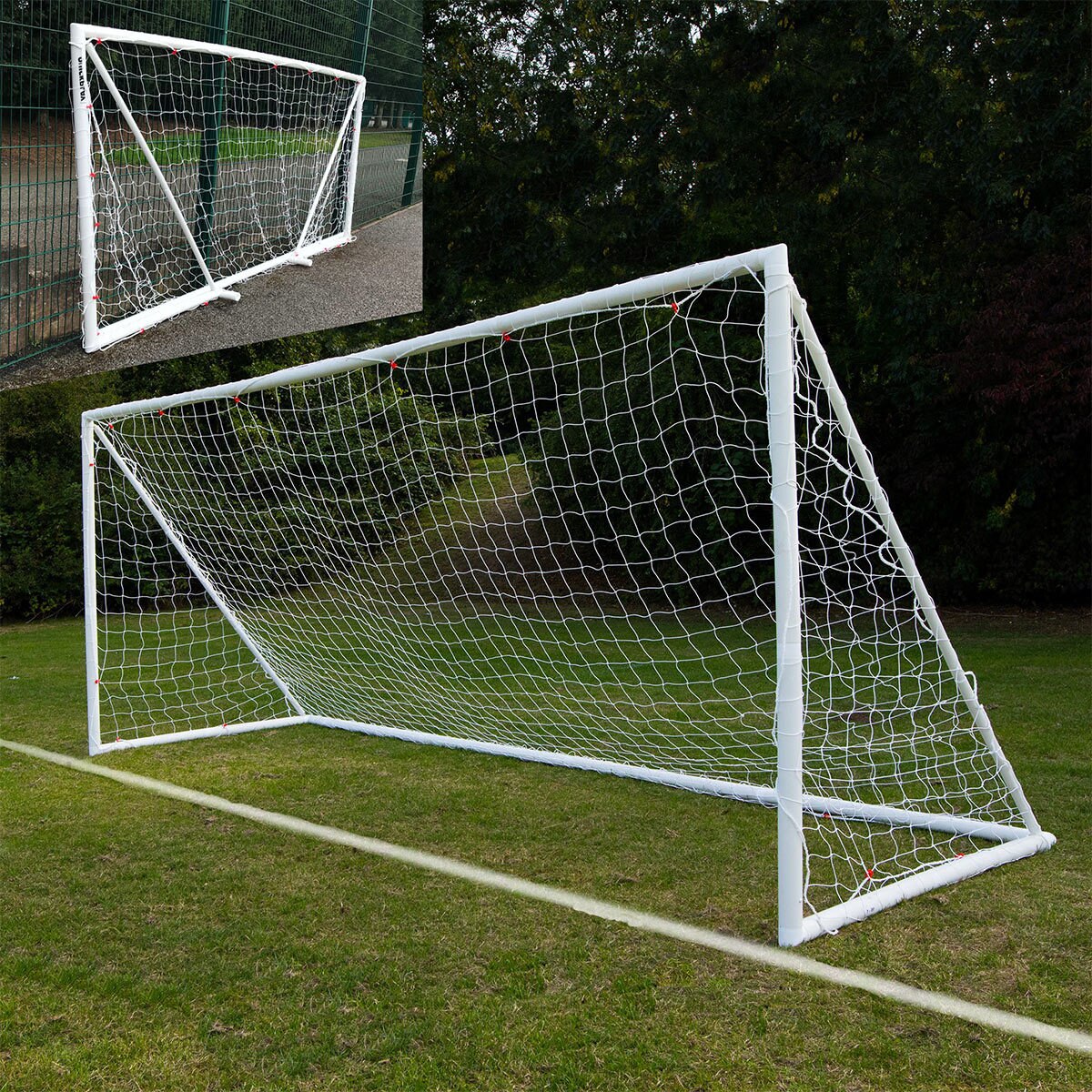 Quickplay QFold 16 x 7ft (488 x 213cm) Folding Football Goal Costco UK