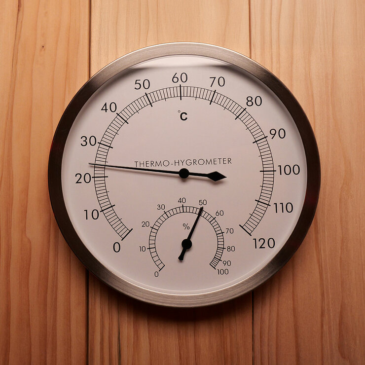 Installed Insignia Luxury 2-3 Person Hybrid Barrel Sauna