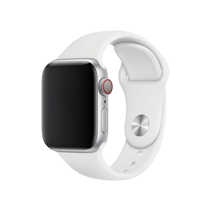 apple watch 4 44mm silver aluminum