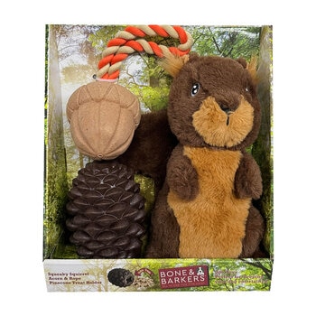 Bone & Barkers Woodland Dog Toys, 3 Pack