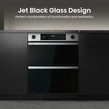Hisense Hi6 BUD714221CX Electric Built-Under Double Oven, A Rated in Stainless Steel