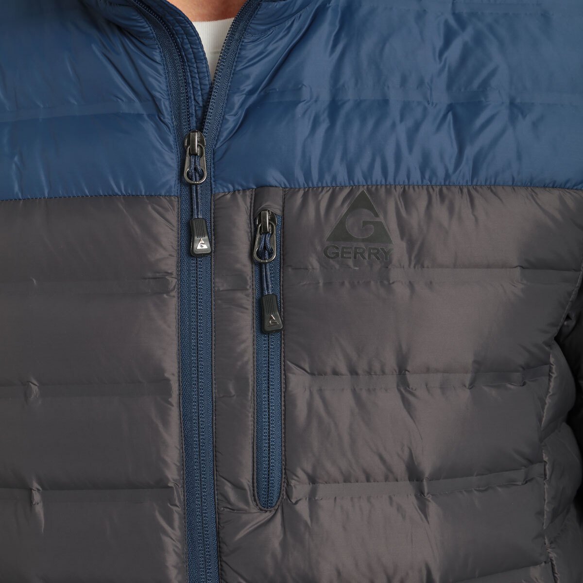 Gerry Men's Replay Sweater Down Jacket in Slate, Extra Extra Large