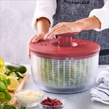 KitchenAid Salad Spinner in Pistachio lifestyle image