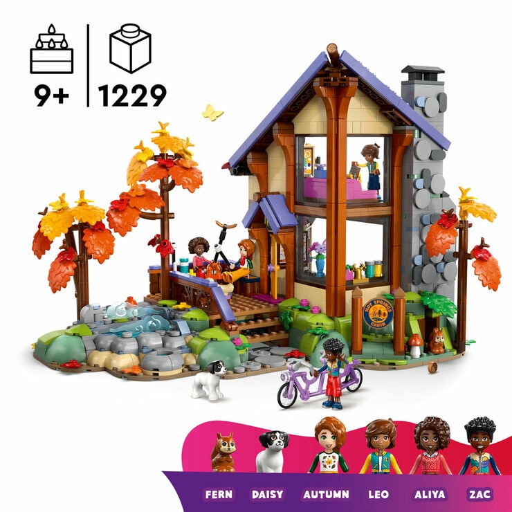 LEGO Friends Cozy Fall Forest Cabin - Model 42705 (9+ Years) LEGO Friends Cozy Fall Forest Cabin - Model 42705 (9+ Years)