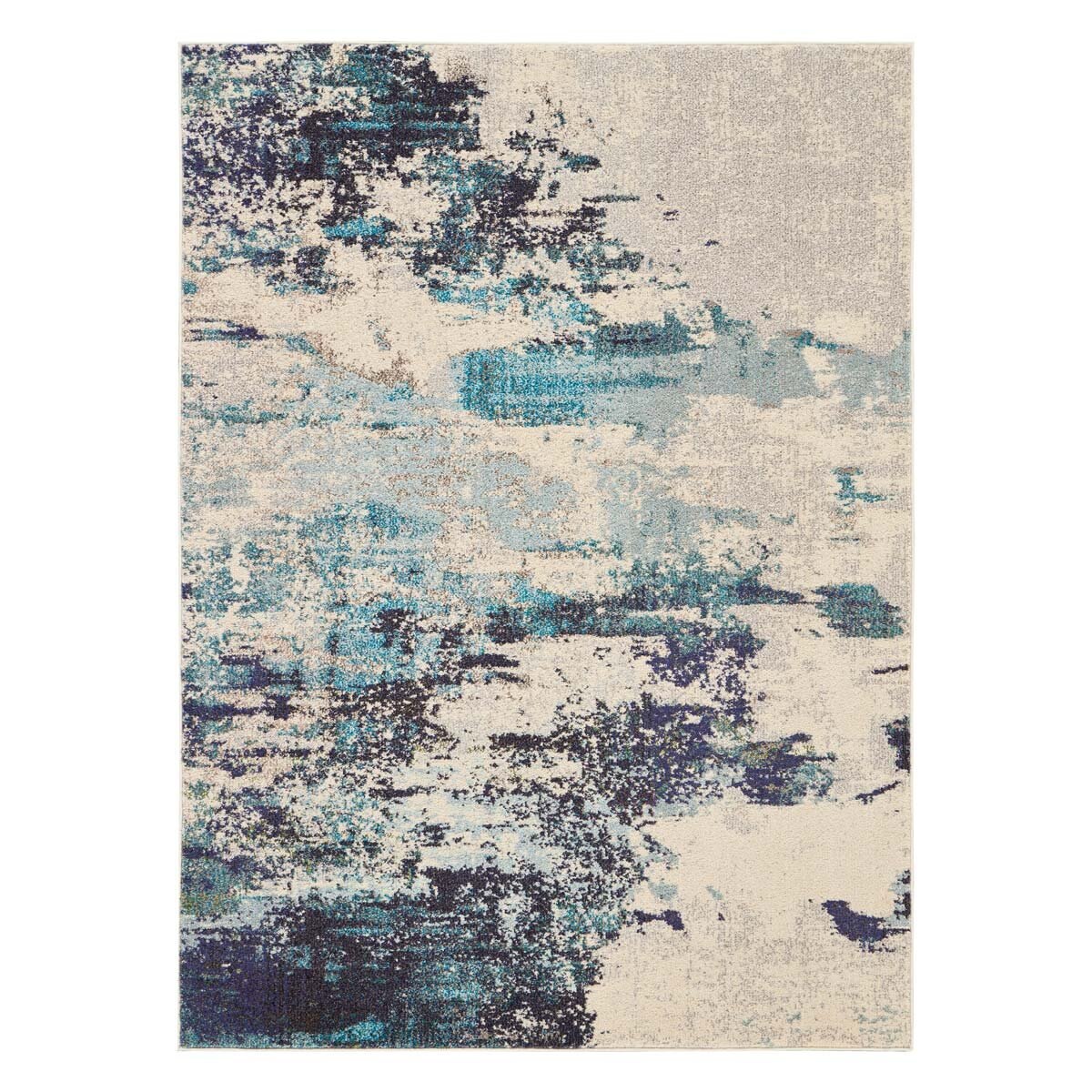 Noursion Celestial Ivory Blue Rug