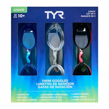TYR Junior Goggles 3 Pack