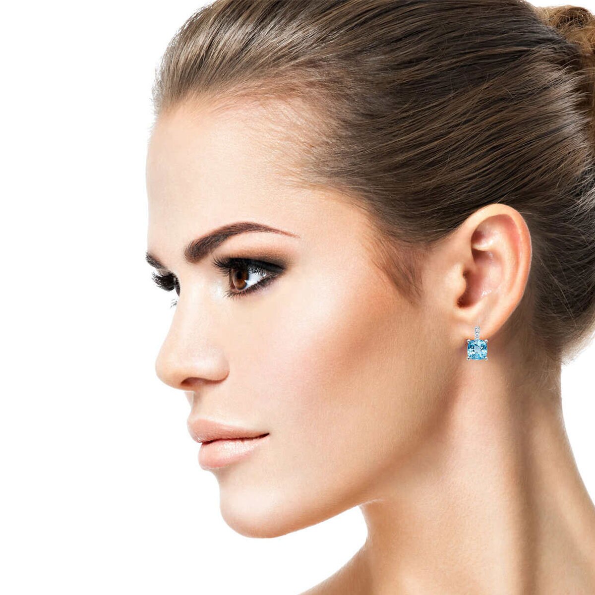 Blue topaz earrings costco on sale