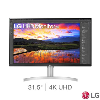 LG 31.5 Inch 4K Ultra HD IPS 60Hz Monitor, 32UN650-W