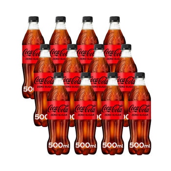 Coca Cola Zero PMP £1.35, 12 x 500ml