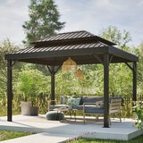 Sojag Alma Gazebo with Double Roof 10ft x 14ft (3 x 4.23m) with Mosquito Netting