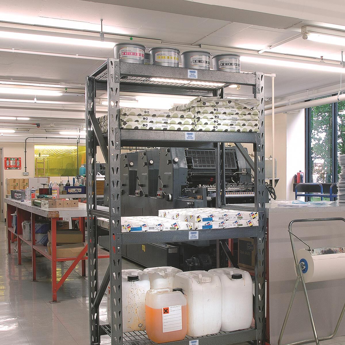 Draper 41" (104cm) Heavy Duty 4 Tier Storage Unit Costco UK