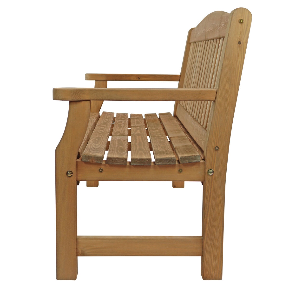 Zest 3 Seater 1.76m Wooden Garden Bench