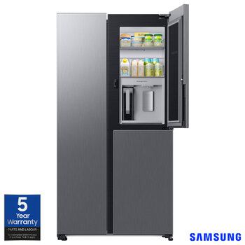 Samsung Series 9 RH69B8931S9/EU Side by Side Fridge Freezer, E Rated in Sliver