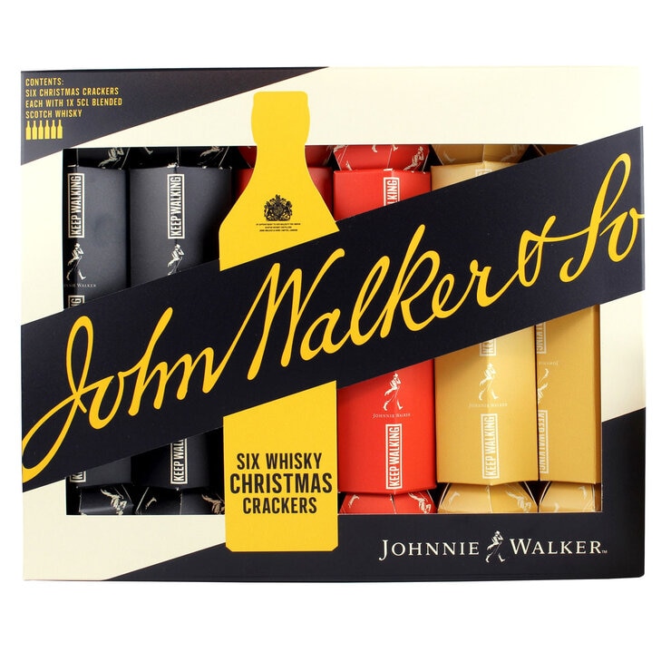 Johnnie Walker Crackers, 6 x 5cl Johnnie Walker Crackers, 6 x 5cl