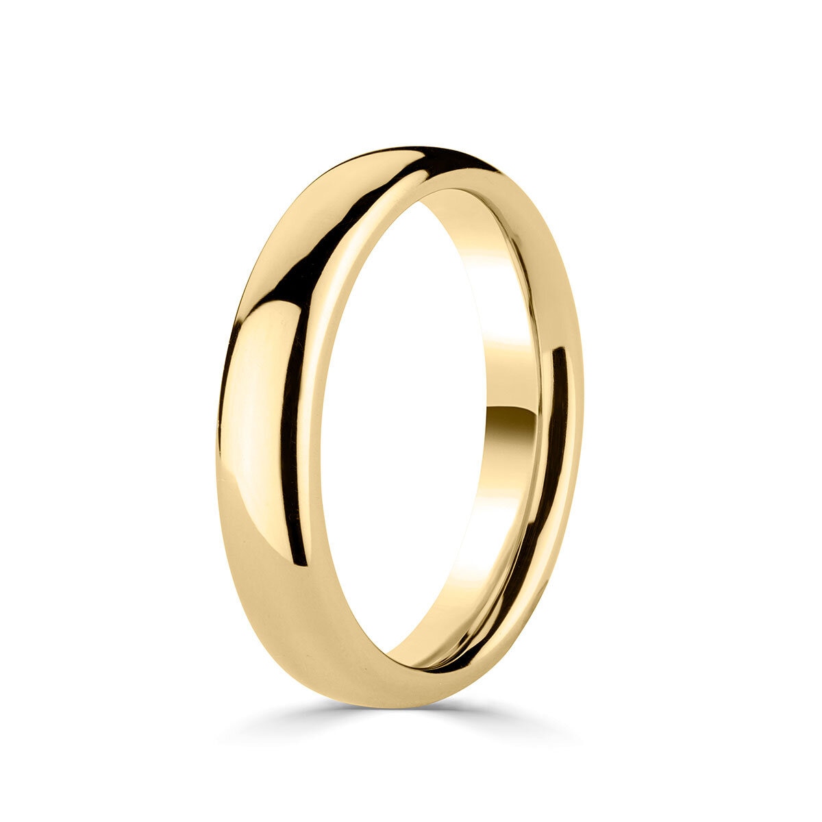 2.5mm Basic Court Wedding band. 18ct Yellow Gold